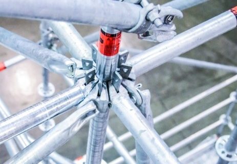 Система модулно скеле Allround – изграждане на кръгово скеле