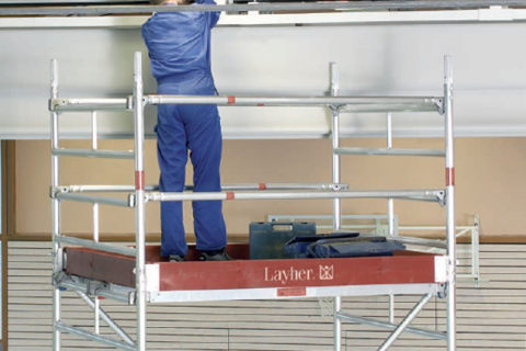 МОБИЛНИ СКЕЛЕТА LAYHER – ПРАВИЛНОТО РЕШЕНИЕ ЗА ВСЯКА ЗАДАЧА. АЛУМИНИЕВА КУЛА UNI COMPACT