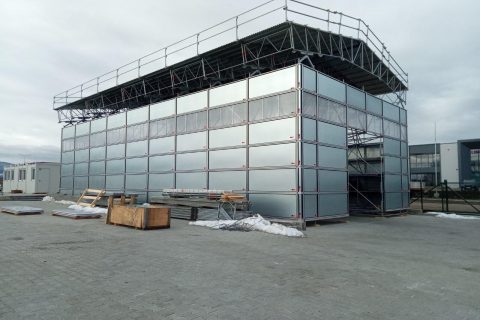 Layher Protective System – Защитни системи скеле – Защита от атмосферни влияния, шум, прах и влага на работната зона и на околната среда